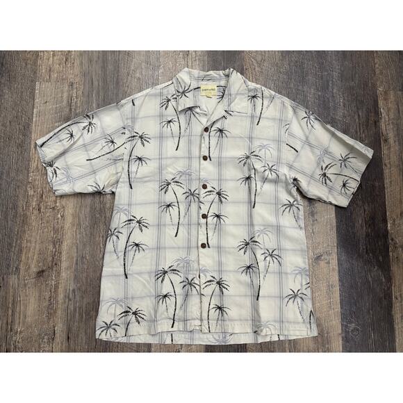 Joseph & Feiss Men's Silk Hawaiian Shirt - Picture 1 of 6